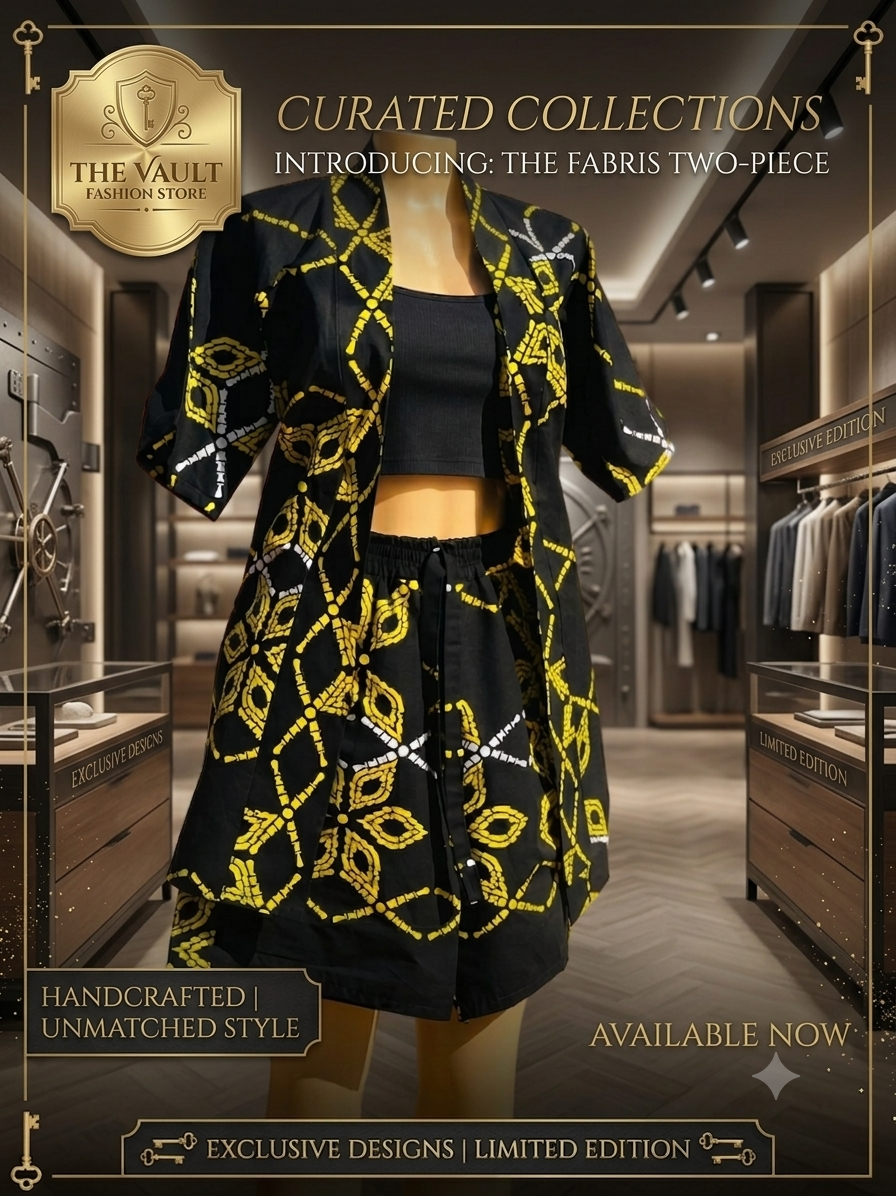 FABRIS TWO PIECE SHORT AND KIMONO COVER UPS