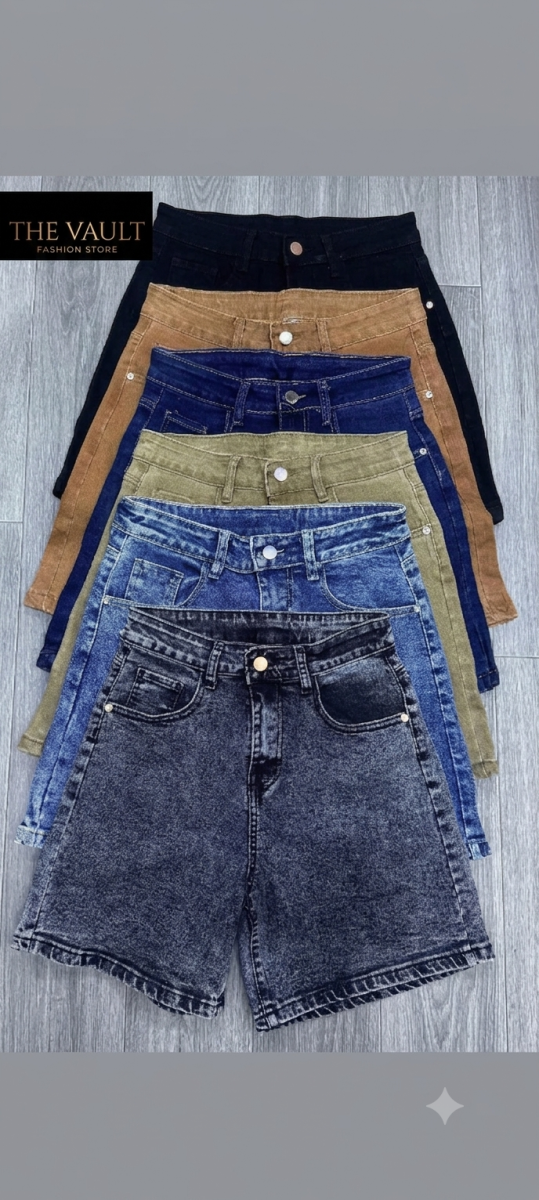 LADIES DENIM SHORTS