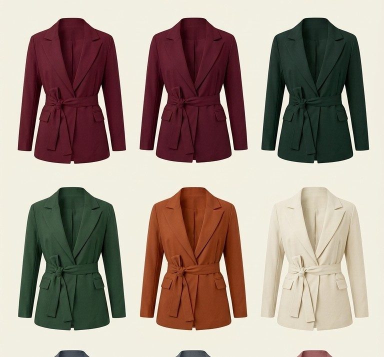 Blazer Jackets with Belts