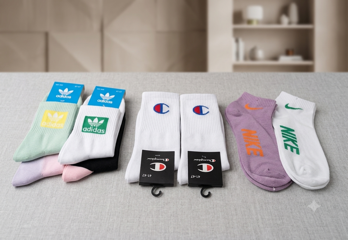 Socks (Adidas, Nike & Champion)