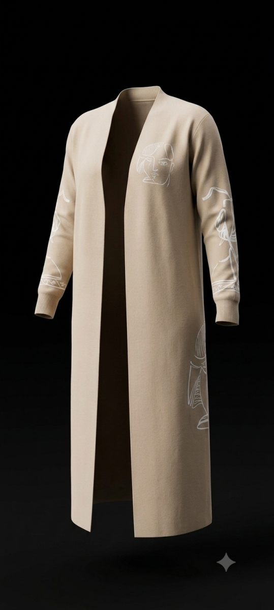 Long Knit Cardigan