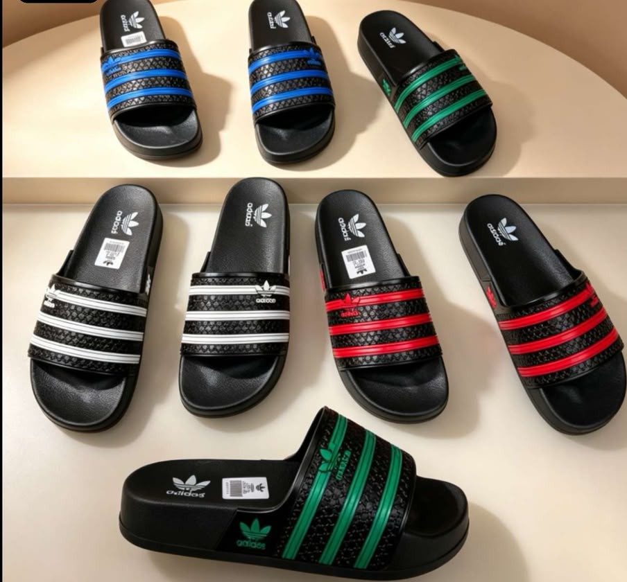 ADIDAS STYLE 3-STRIPE PLATFORM SLIDES